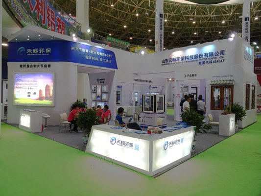 利来老牌app参加2016中国（潍坊）门窗幕墙博览会Tianchang Environmental protection participated in 2016 China (Weifang) door and window Curtain Wall Expo